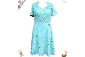 Rockabilly Juice Dress in Morning Meadow